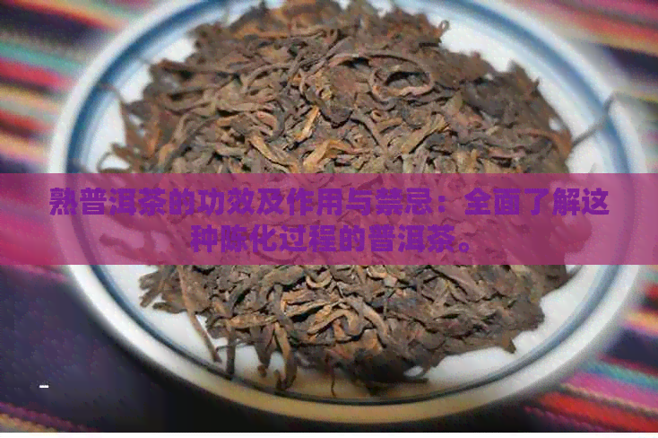 熟普洱茶的功效及作用与禁忌：全面了解这种陈化过程的普洱茶。