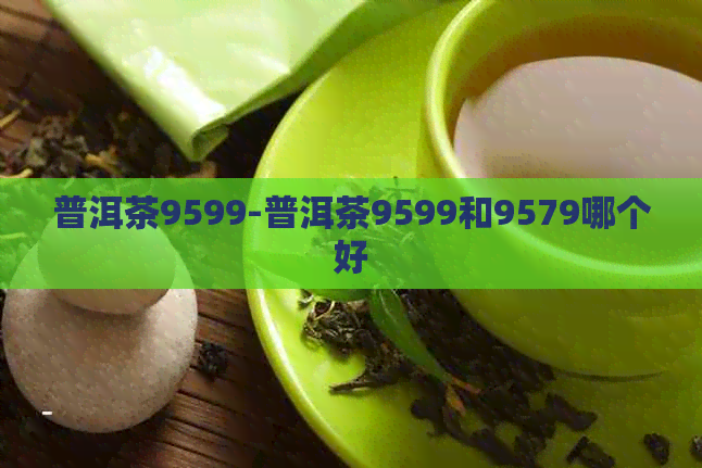 普洱茶9599-普洱茶9599和9579哪个好