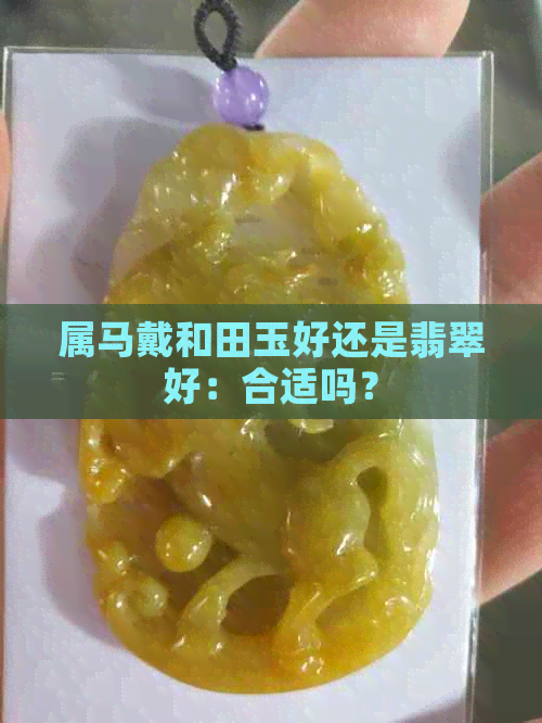 属马戴和田玉好还是翡翠好：合适吗？