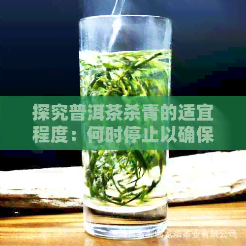 探究普洱茶杀青的适宜程度：何时停止以确保优质茶叶的制作