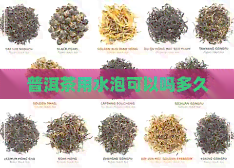 普洱茶用水泡可以吗多久