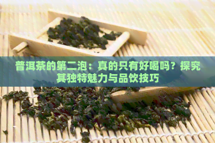 普洱茶的第二泡：真的只有好喝吗？探究其独特魅力与品饮技巧