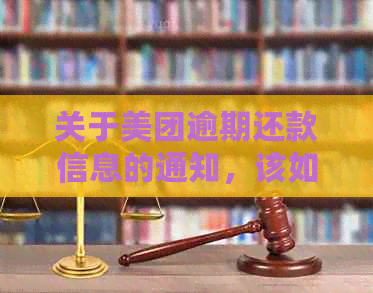 关于美团逾期还款信息的通知，该如何回应和解决？