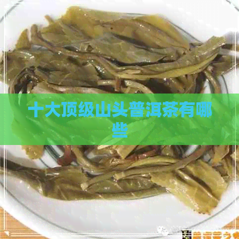 十大顶级山头普洱茶有哪些