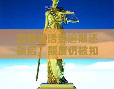 美团生活费逾期还款后，额度仍被扣除怎么办？