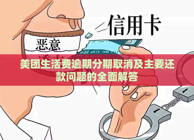 美团生活费逾期分期取消及主要还款问题的全面解答