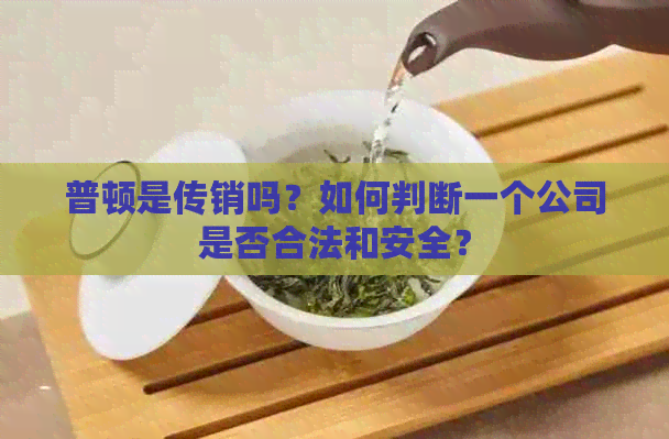 普顿是传销吗？如何判断一个公司是否合法和安全？