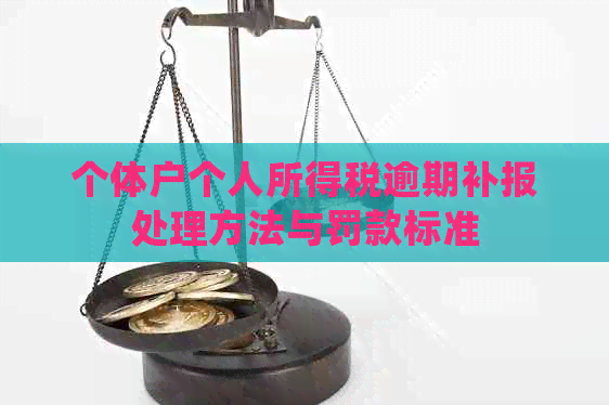 个体户个人所得税逾期补报处理方法与罚款标准