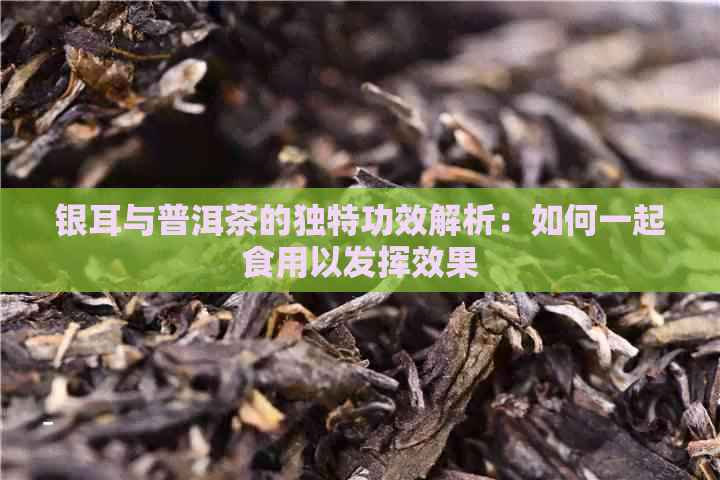 银耳与普洱茶的独特功效解析：如何一起食用以发挥效果