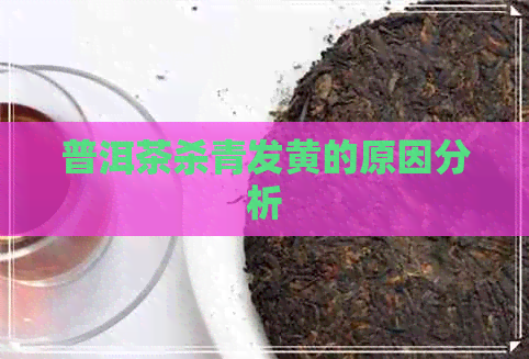 普洱茶杀青发黄的原因分析