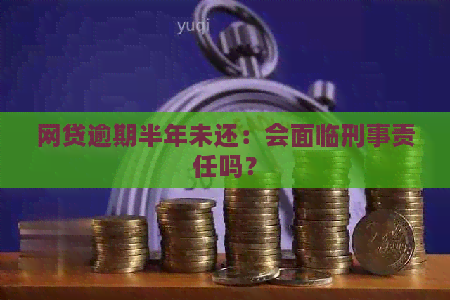 网贷逾期半年未还：会面临刑事责任吗？