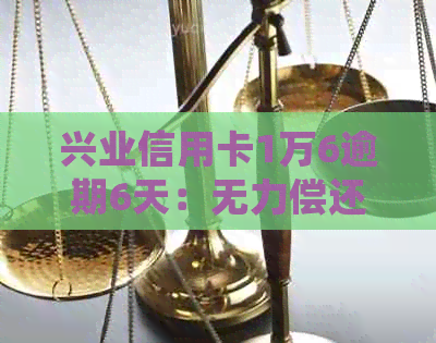 兴业信用卡1万6逾期6天：无力偿还？银行处理新办法揭秘！