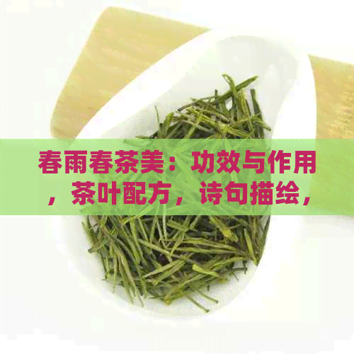 春雨春茶美：功效与作用，茶叶配方，诗句描绘，茶苑特色