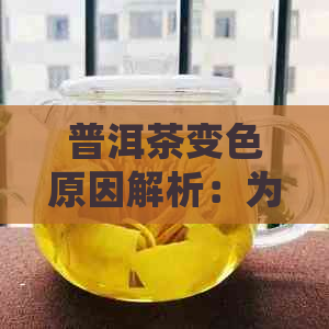 普洱茶变色原因解析：为什么普洱茶会从原本的色泽发生变化？