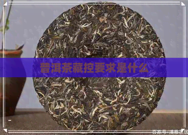 普洱茶藏控要求是什么