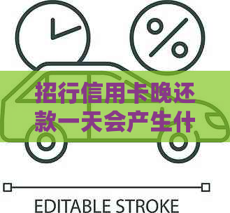 招行信用卡晚还款一天会产生什么影响？如何避免逾期费用和信用记录受损？