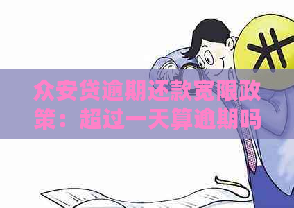 众安贷逾期还款宽限政策：超过一天算逾期吗？如何避免逾期费用？