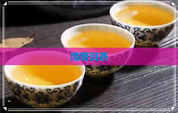 闻普洱茶