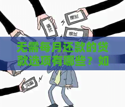 无需每月还款的贷款选项有哪些？如何找到它们？