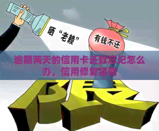 逾期两天的信用卡还款忘记怎么办，信用修复策略