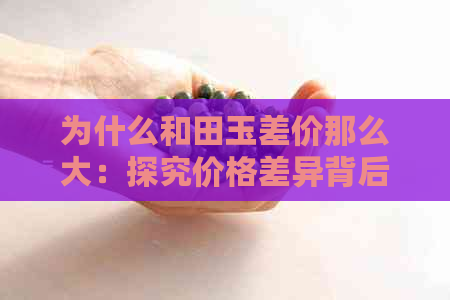 为什么和田玉差价那么大：探究价格差异背后的原因