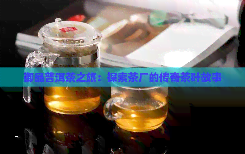 御品普洱茶之旅：探索茶厂的传奇茶叶故事