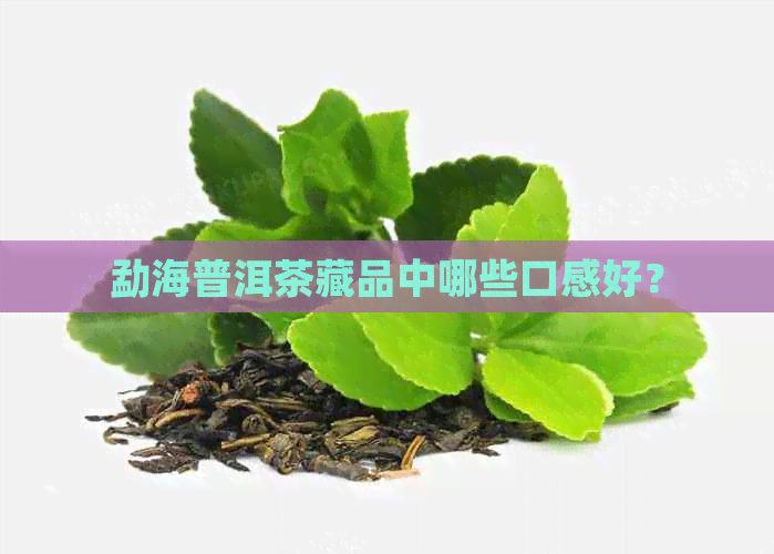 勐海普洱茶藏品中哪些口感好？