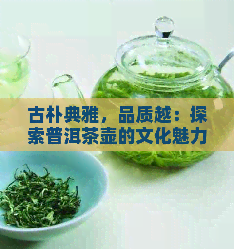 古朴典雅，品质越：探索普洱茶壶的文化魅力与实用价值