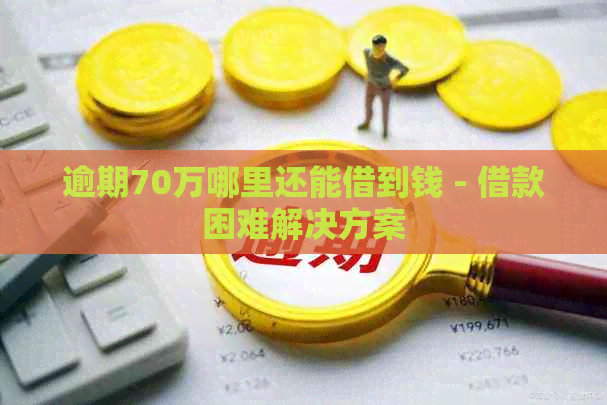 逾期70万哪里还能借到钱 - 借款困难解决方案