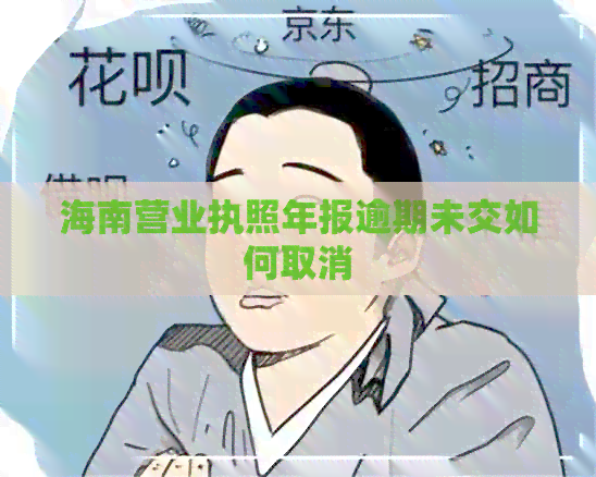 海南营业执照年报逾期未交如何取消