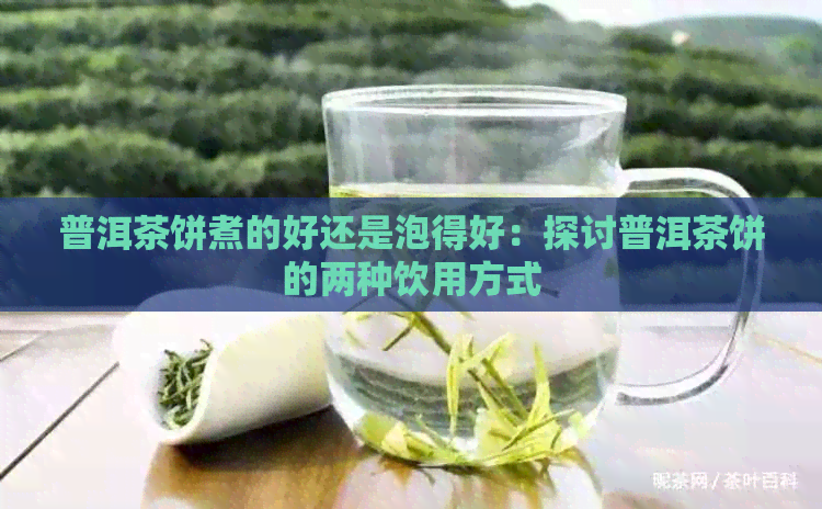 普洱茶饼煮的好还是泡得好：探讨普洱茶饼的两种饮用方式