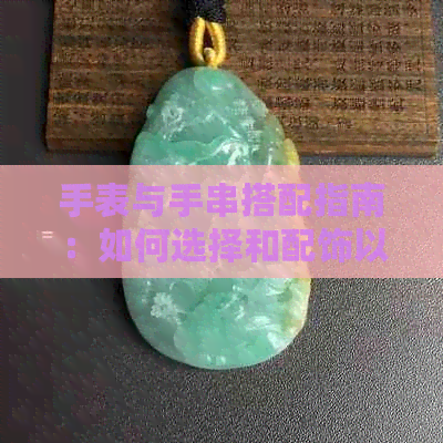 手表与手串搭配指南：如何选择和配饰以完美展现个性风格