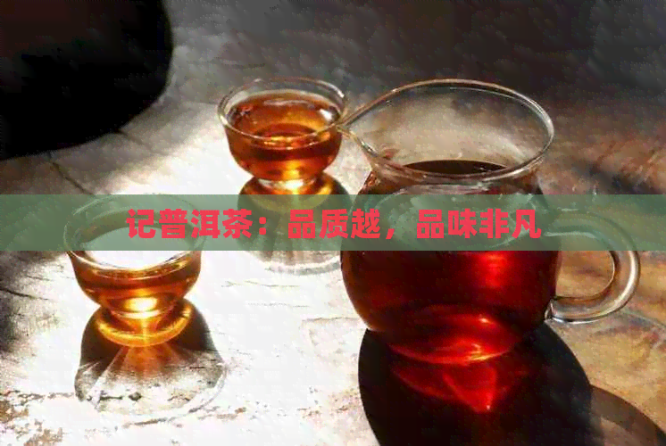 记普洱茶：品质越，品味非凡