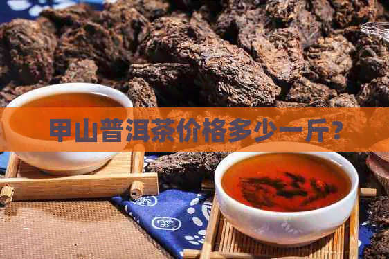 甲山普洱茶价格多少一斤？