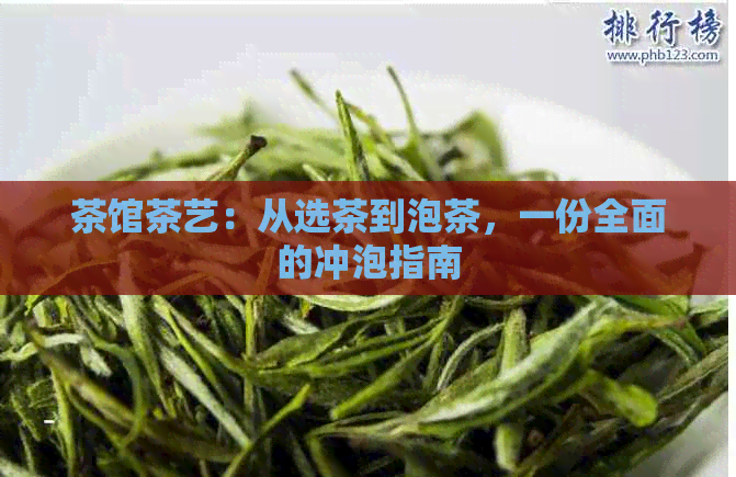 茶馆茶艺：从选茶到泡茶，一份全面的冲泡指南