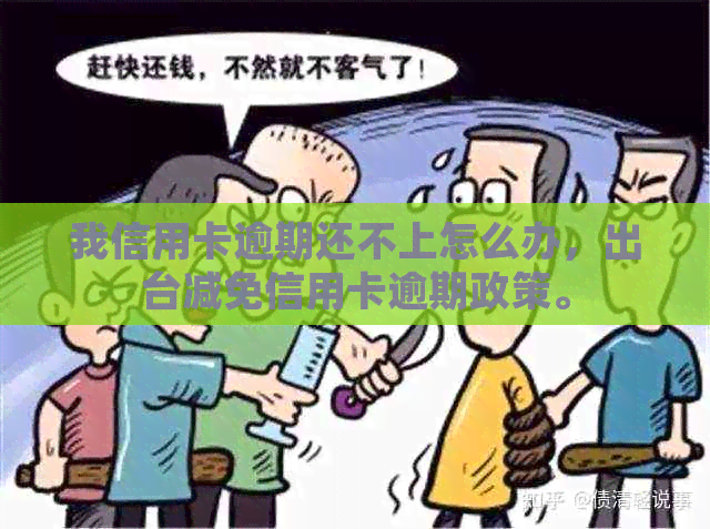 我信用卡逾期还不上怎么办，出台减免信用卡逾期政策。