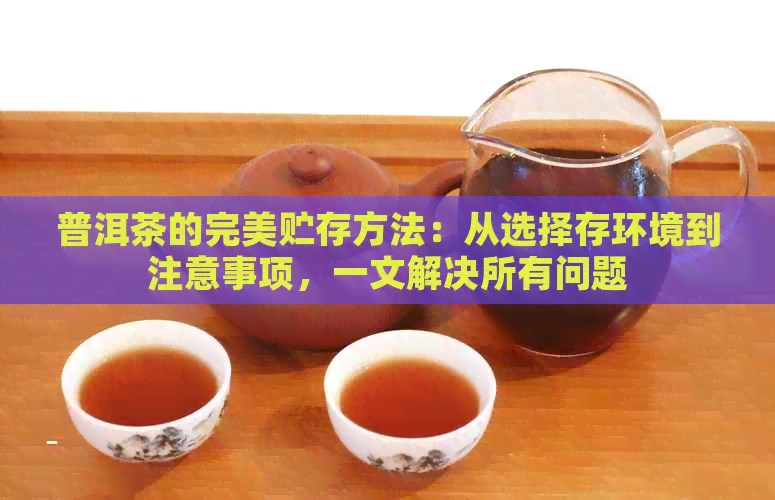 普洱茶的完美贮存方法：从选择存环境到注意事项，一文解决所有问题