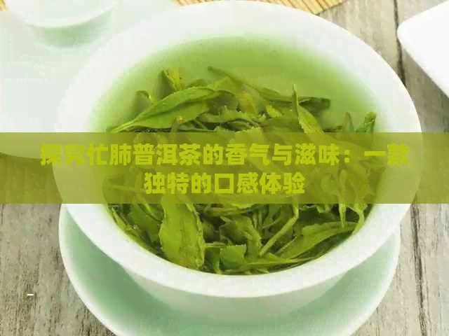 探究忙肺普洱茶的香气与滋味：一款独特的口感体验