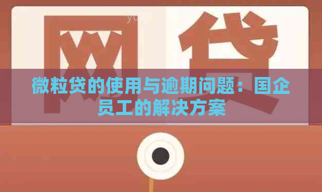 微粒贷的使用与逾期问题：国企员工的解决方案