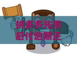 拼多多先用后付逾期还款政策及逾期一两个小时的影响：详细解答与应对措