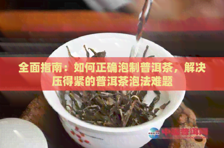 全面指南：如何正确泡制普洱茶，解决压得紧的普洱茶泡法难题