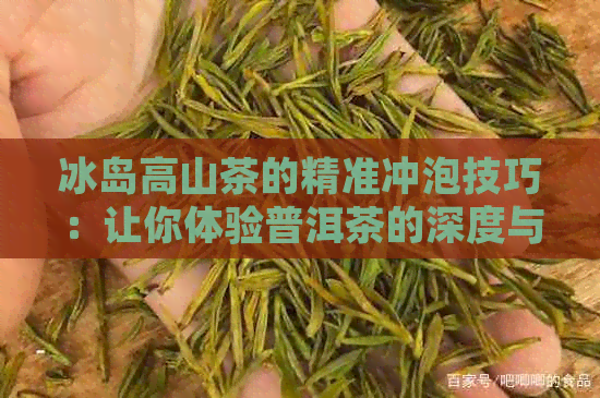 冰岛高山茶的精准冲泡技巧：让你体验普洱茶的深度与浓