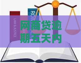 网商贷逾期五天内的影响：详细解读与避免