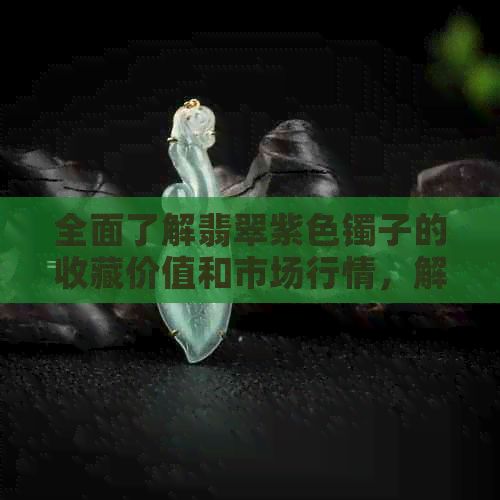 全面了解翡翠紫色镯子的收藏价值和市场行情，解答用户可能关心的问题