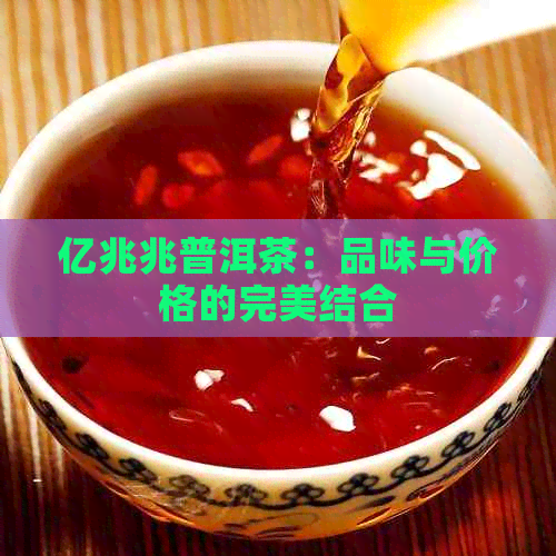 亿兆兆普洱茶：品味与价格的完美结合