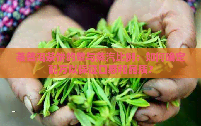 蒸普洱茶饼的量与蒸汽比例：如何确定配方以保证口感和品质？