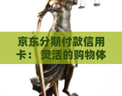 京东分期付款信用卡： 灵活的购物体验， 一键支付， 轻松管理你的债务