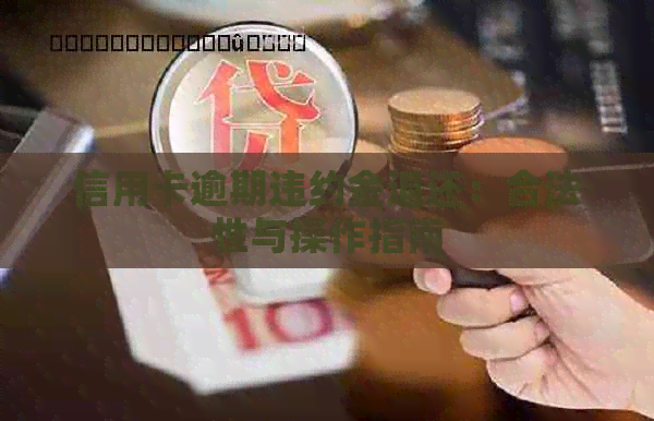 信用卡逾期违约金退还：合法性与操作指南