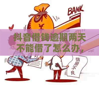 抖音借钱逾期两天不能借了怎么办，怎么回事？