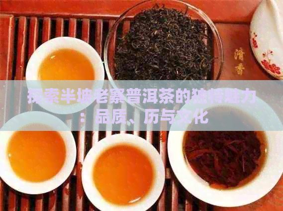 探索半坡老寨普洱茶的独特魅力：品质、历与文化